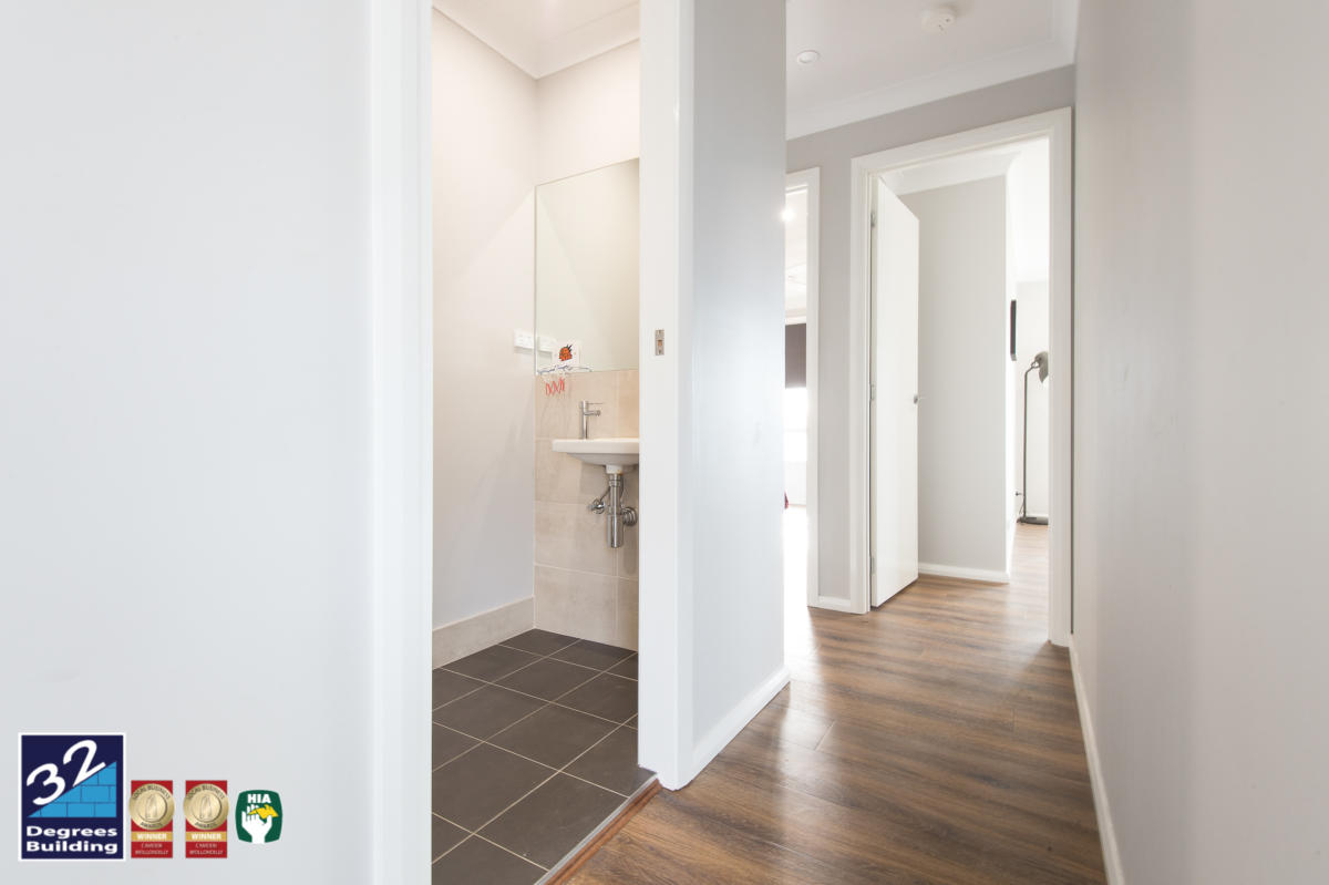 hallway leading to bedrooms
