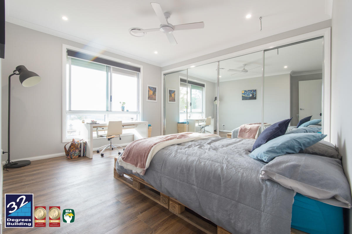 bedroom in ground floor extension