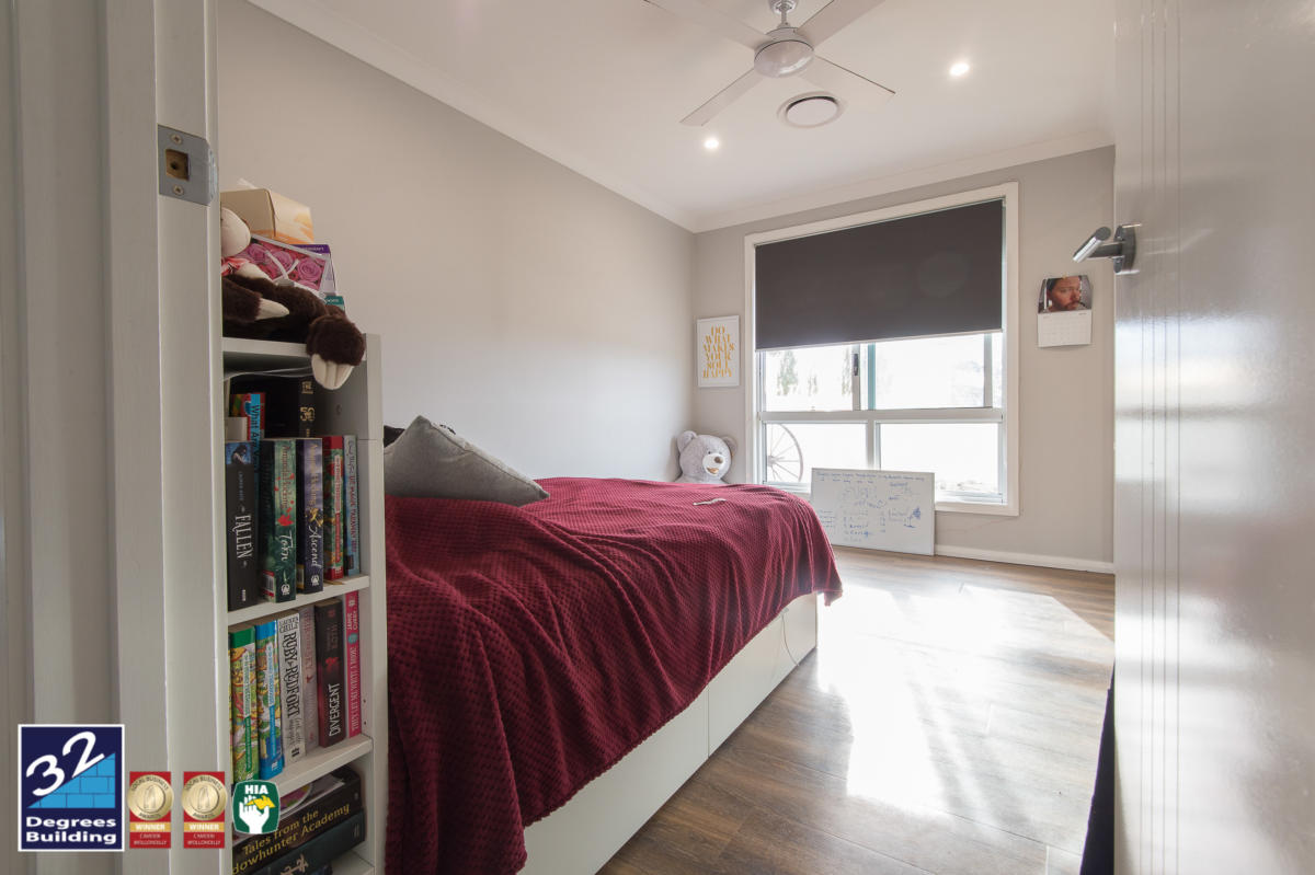 bedroom in ground floor extension