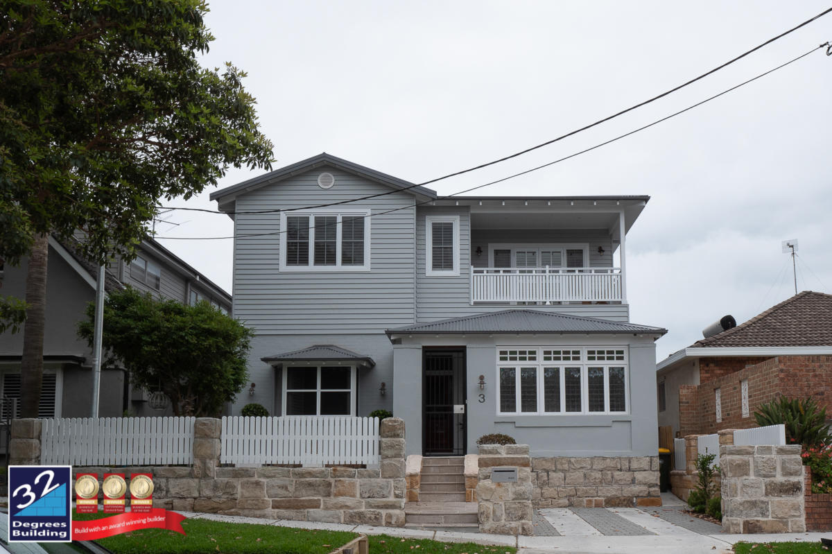 Hamptons second storey addition external finished shot